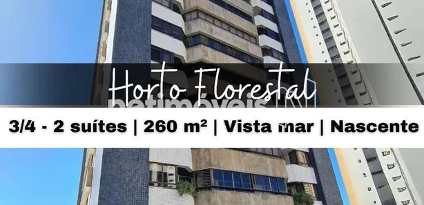 Apartamento com 3 Quartos à venda, 260m² no Horto Florestal, Salvador