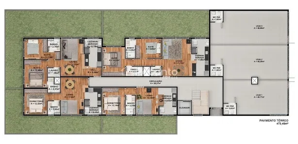 Ponto Comercial à venda, 56m² no Centro, Canela