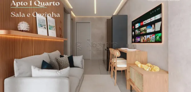 Flat com 1 Quarto à venda, 21m² no , Ipojuca
