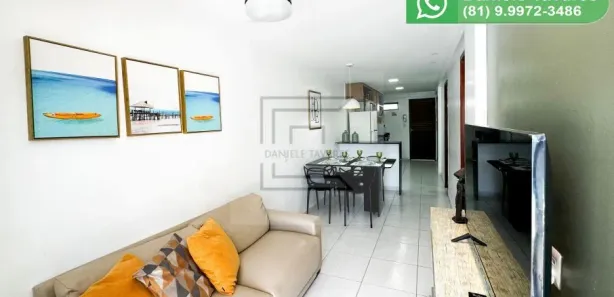Apartamento com 2 Quartos à venda, 50m² no Porto de Galinhas, Ipojuca