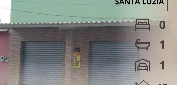 Sala Comercial para alugar, 40m² no Sítios Santa Luzia, Aparecida de Goiânia