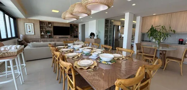 Cobertura com 5 Quartos para alugar, 300m² no Morro Sorocotuba, Guarujá