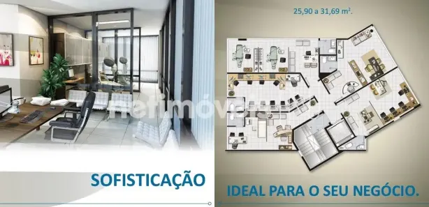 Sala Comercial à venda, 25m² no Santa Lúcia, Belo Horizonte