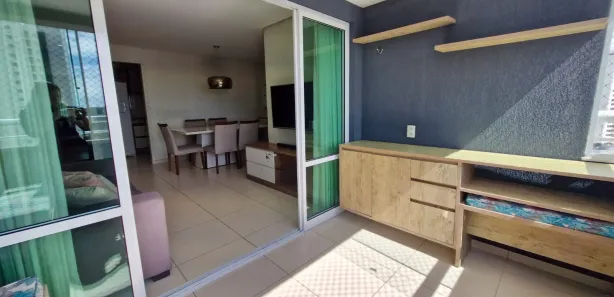 Apartamento com 3 Quartos para alugar, 95m² no Capim Macio, Natal