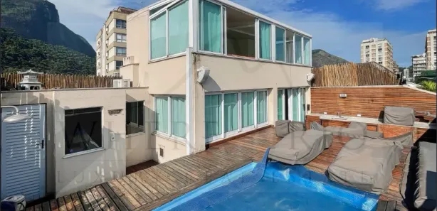 Cobertura com 2 Quartos para alugar, 160m² no Jardim Botânico, Rio de Janeiro