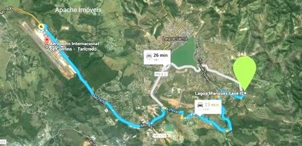 Lote/Terreno à venda, 1476m² no Lagoa Mansões, Lagoa Santa