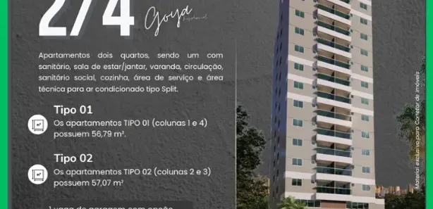 Apartamento com 2 Quartos à venda, 57m² no Rio Vermelho, Salvador