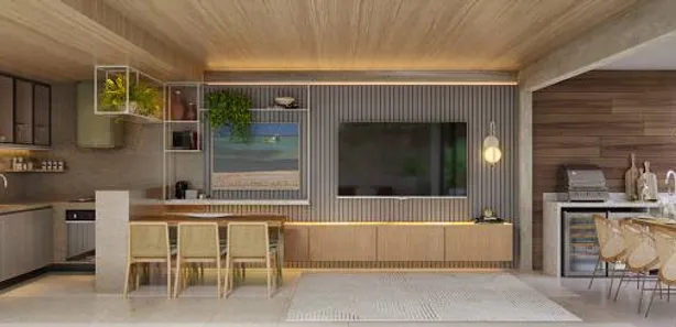 Apartamento com 1 Quarto à venda, 31m² no Serrambi, Ipojuca