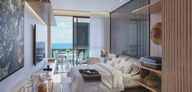 Flat com 1 Quarto à venda, 32m² no Porto de Galinhas, Ipojuca