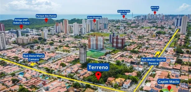 Lote/Terreno à venda, 2000m² no Capim Macio, Natal