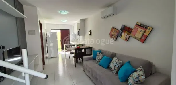 Casa de Condomínio com 2 Quartos para alugar, 74m² no Ponta Negra, Natal