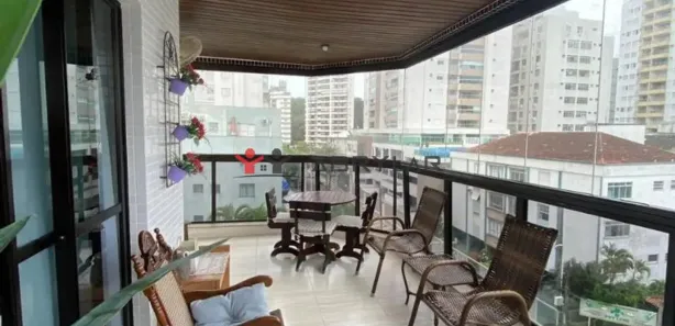 Apartamento com 3 Quartos à venda, 140m² no Vila Alzira, Guarujá