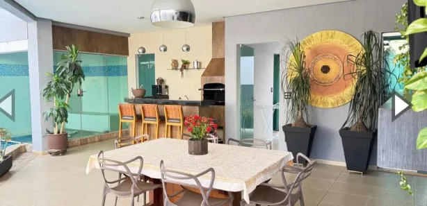 Casa de Condomínio com 3 Quartos para alugar, 250m² no Jardins Madri, Goiânia