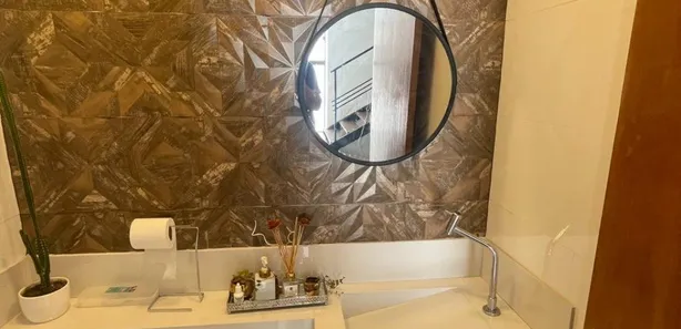 Casa com 5 Quartos para venda ou aluguel, 450m² no Alphaville (Abrantes), Camaçari