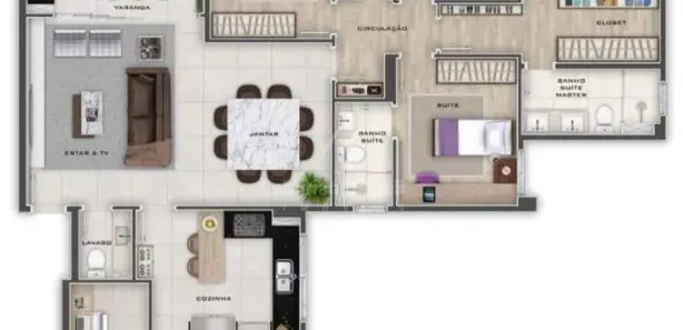 Apartamento com 4 Quartos à venda, 144m² no Cruzeiro, Belo Horizonte