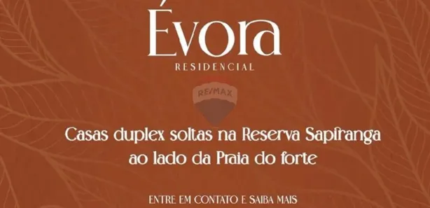 Casa com 3 Quartos à venda, 72m² no Praia do Forte, Mata de São João