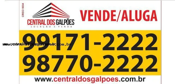 Galpão/Depósito/Armazém para alugar, 450m² no Pirajá, Salvador