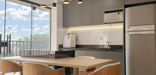 Apartamento com 2 Quartos para alugar, 60m² no Vila Rosa, Goiânia