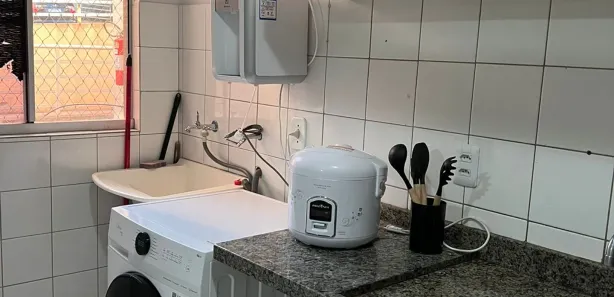 Apartamento com 2 Quartos para alugar, 48m² no Vila Maria, Aparecida de Goiânia