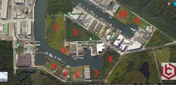 Lote/Terreno à venda, 5000m² no CING, Guarujá