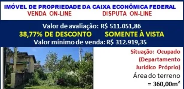 Lote/Terreno à venda, 360m² no Jardim Pernambuco II, Guarujá
