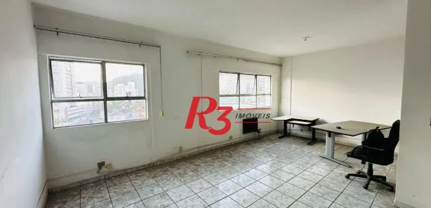 Sala Comercial para alugar, 71m² no Vila Belmiro, Santos
