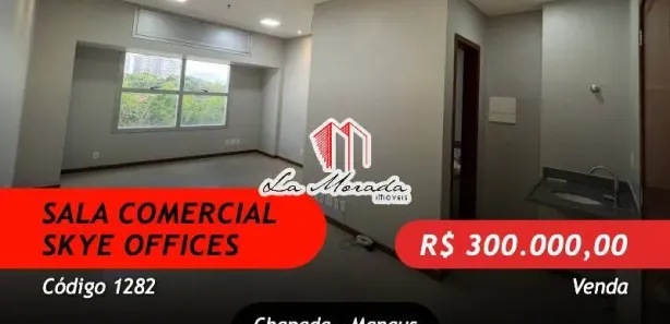 Sala Comercial à venda, 26m² no Chapada, Manaus