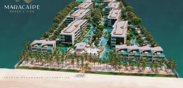 Casa de Condomínio com 3 Quartos à venda, 90m² no Maracaipe, Ipojuca