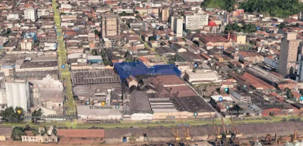 Sala Comercial para alugar, 4200m² no Paquetá, Santos