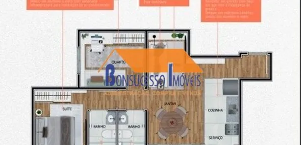 Apartamento com 2 Quartos à venda, 53m² no Caiçaras, Belo Horizonte