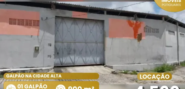 Galpão/Depósito/Armazém com 1 Quarto para alugar, 900m² no Cidade Alta, Natal