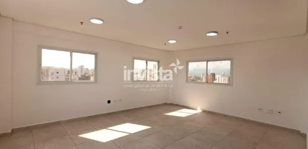 Sala Comercial para alugar, 43m² no Embaré, Santos