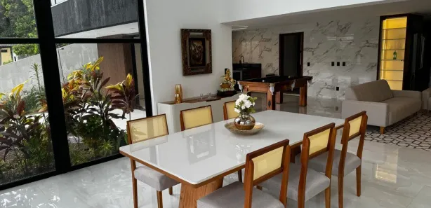 Casa de Condomínio com 4 Quartos para alugar, 560m² no Alphaville (Abrantes), Camaçari