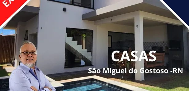 Casa de Condomínio com 3 Quartos para venda ou aluguel, 110m² no Centro, São Miguel do Gostoso
