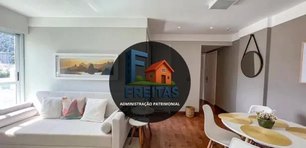 Apartamento com 2 Quartos para alugar, 70m² no Botafogo, Rio de Janeiro