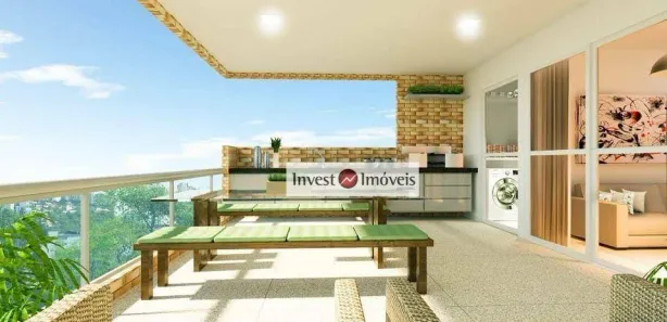 Apartamento com 3 Quartos à venda, 104m² no Vila Alzira, Guarujá