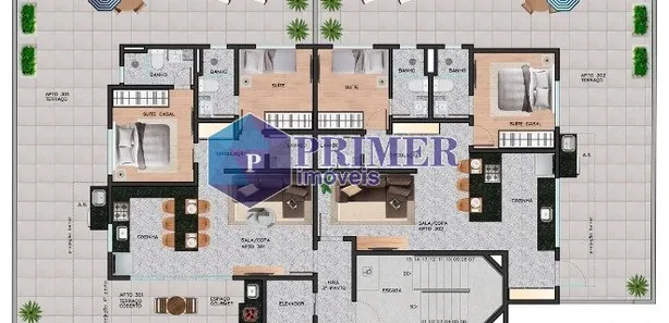 Cobertura com 3 Quartos à venda, 100m² no Lourdes, Belo Horizonte