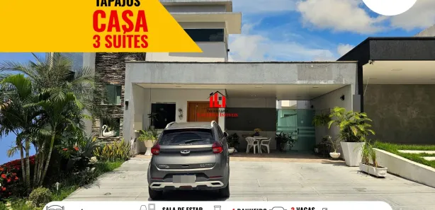 Casa de Condomínio com 3 Quartos à venda, 300m² no Tarumã, Manaus