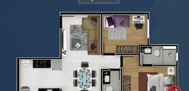Apartamento com 2 Quartos à venda, 63m² no Alto Caiçaras, Belo Horizonte