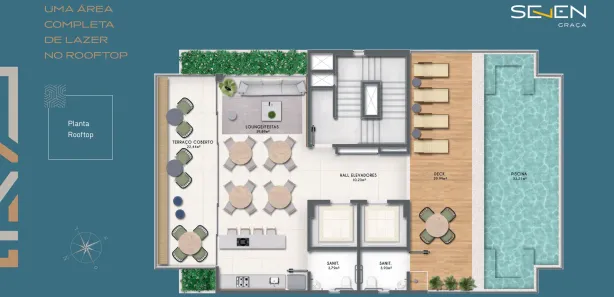 Apartamento com 1 Quarto à venda, 39m² no Graça, Salvador