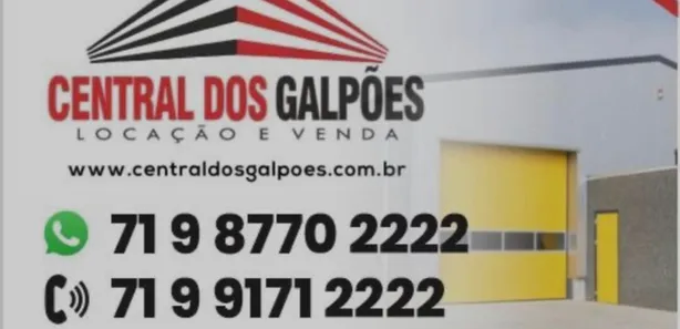 Galpão/Depósito/Armazém para alugar, 1000m² no Porto Seco Pirajá, Salvador