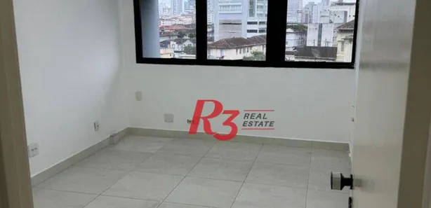 Sala Comercial para alugar, 134m² no Gonzaga, Santos