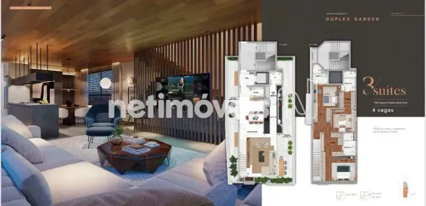 Apartamento com 3 Quartos à venda, 200m² no Savassi, Belo Horizonte