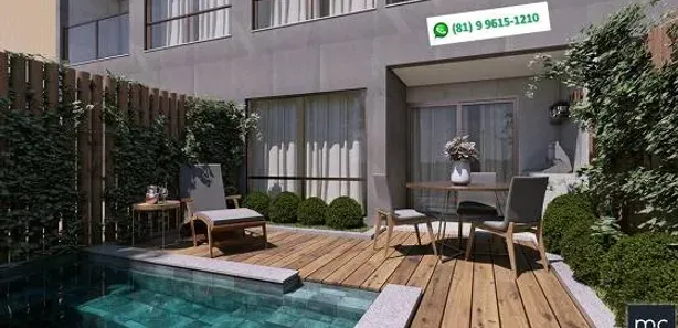 Flat com 1 Quarto à venda, 45m² no Porto de Galinhas, Ipojuca