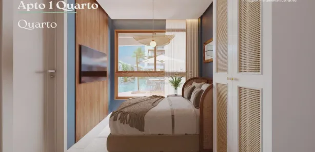 Flat com 1 Quarto à venda, 21m² no , Ipojuca