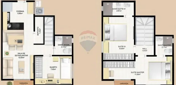 Casa com 3 Quartos à venda, 72m² no Praia do Forte, Mata de São João