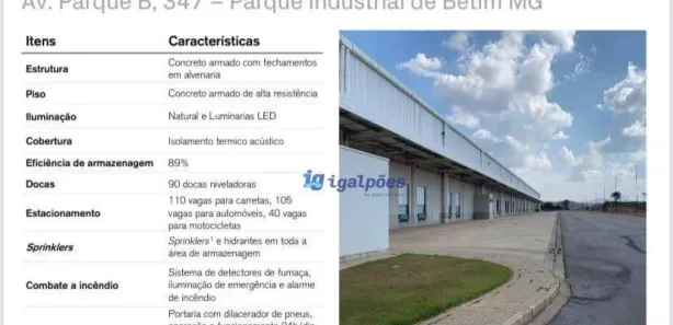 Galpão/Depósito/Armazém para alugar, 34167m² no Morada do Trevo, Betim