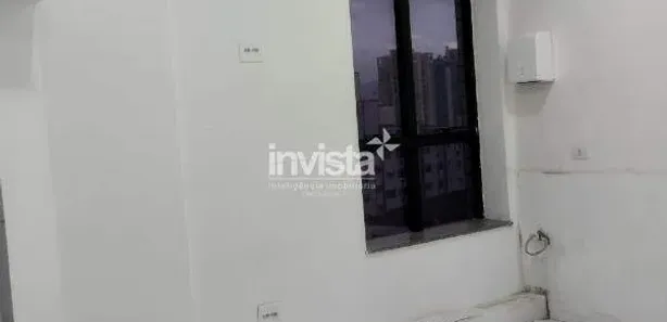 Sala Comercial com 1 Quarto para alugar, 44m² no Embaré, Santos