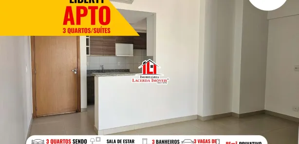 Apartamento com 3 Quartos para alugar, 85m² no Flores, Manaus