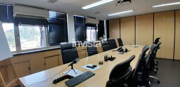 Sala Comercial com 2 Quartos para alugar, 184m² no Centro, Santos